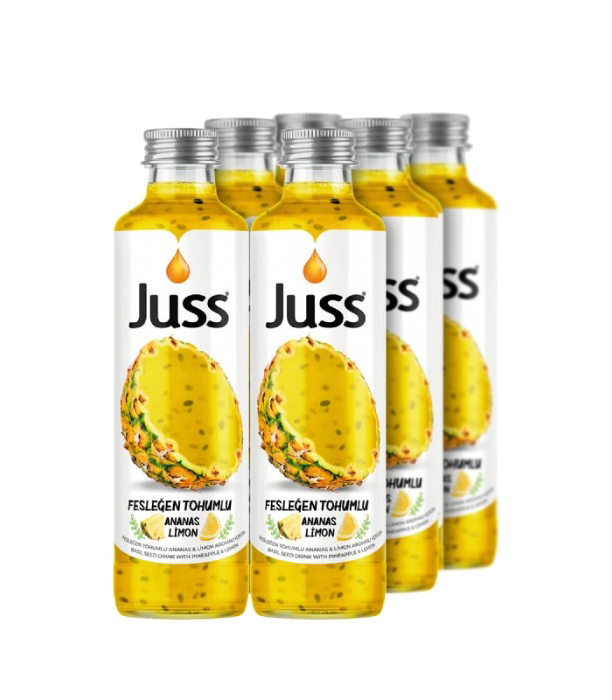 Ananas & Limon Aromalı Fesleğen Tohumlu İçecek